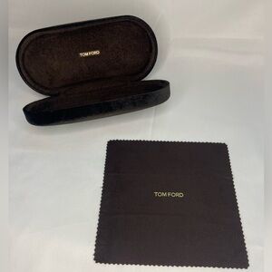 Tom Ford Sunglasses Case and Microfiber Cloth